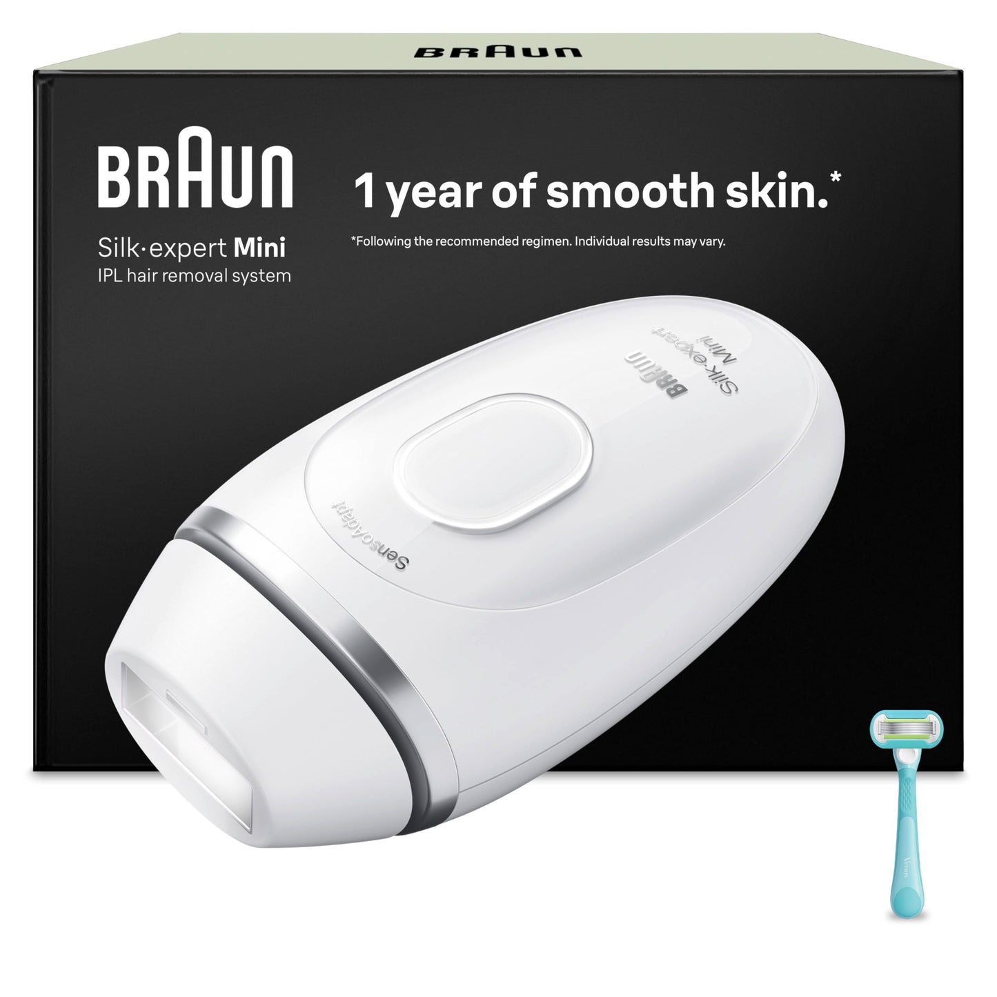 IPL epilators Braun Silk·expert Mini PL1104, balts