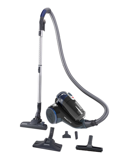 Hoover RC50PAR bezmaisu putekļsūcējs - 4A+, 550W, 2L, 75dB, teleskopiska metāla caurule, zils