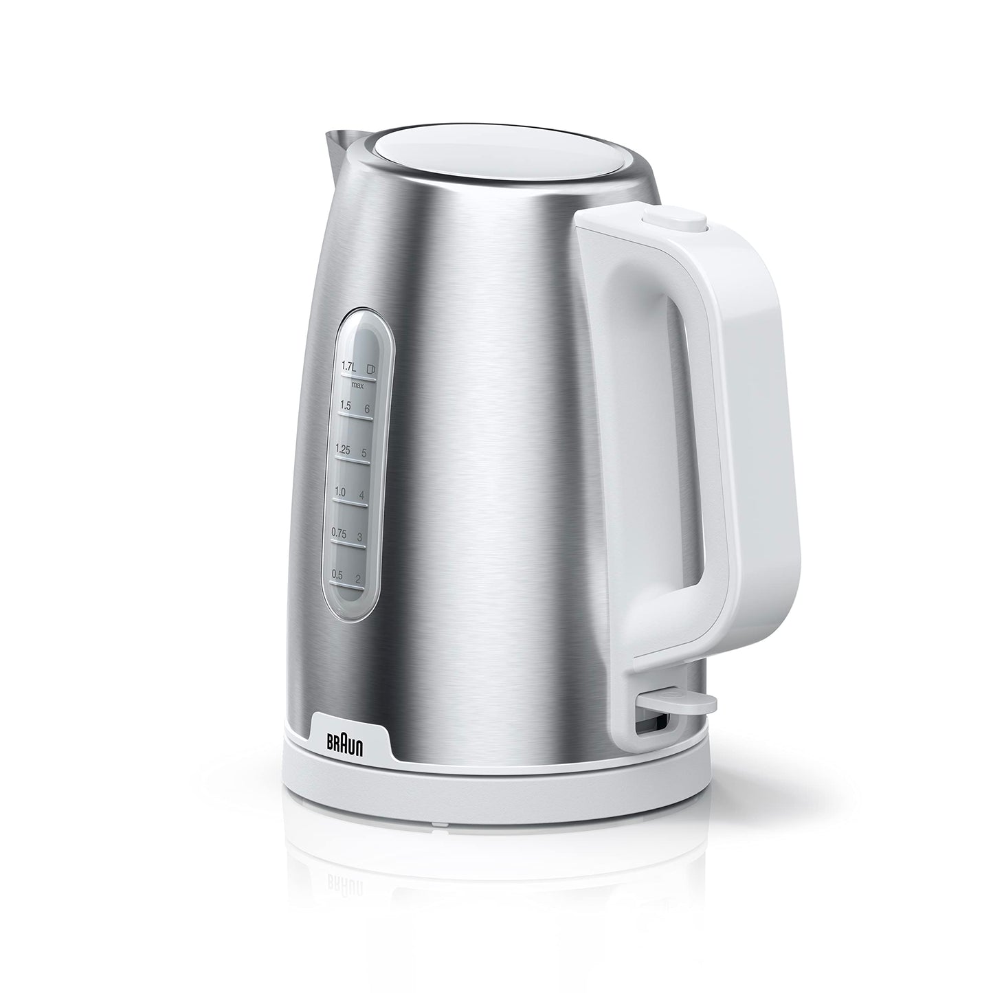 Braun PurShine ūdens vārītājs WK1500 WH - 360° pamatne, automātiskā izslēgšanās, 1,7 L, 2200 vati, balts