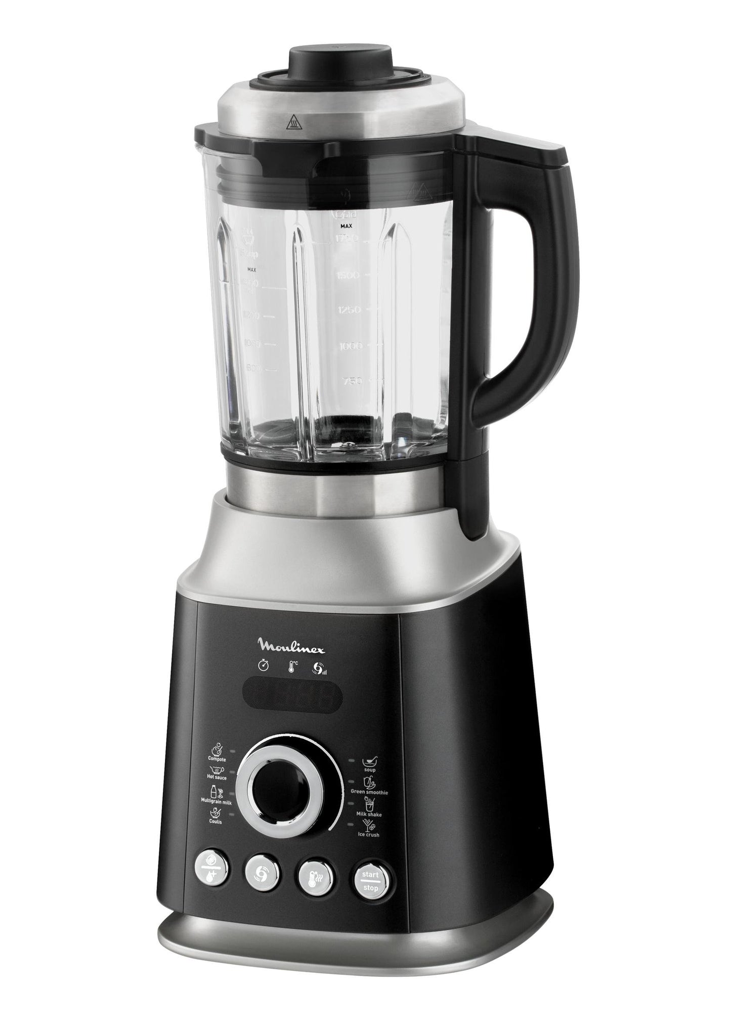 Moulinex LM962 stenda mikseris - stikls, 200 ml, bez krāsas, kompakts un viegli lietojams.