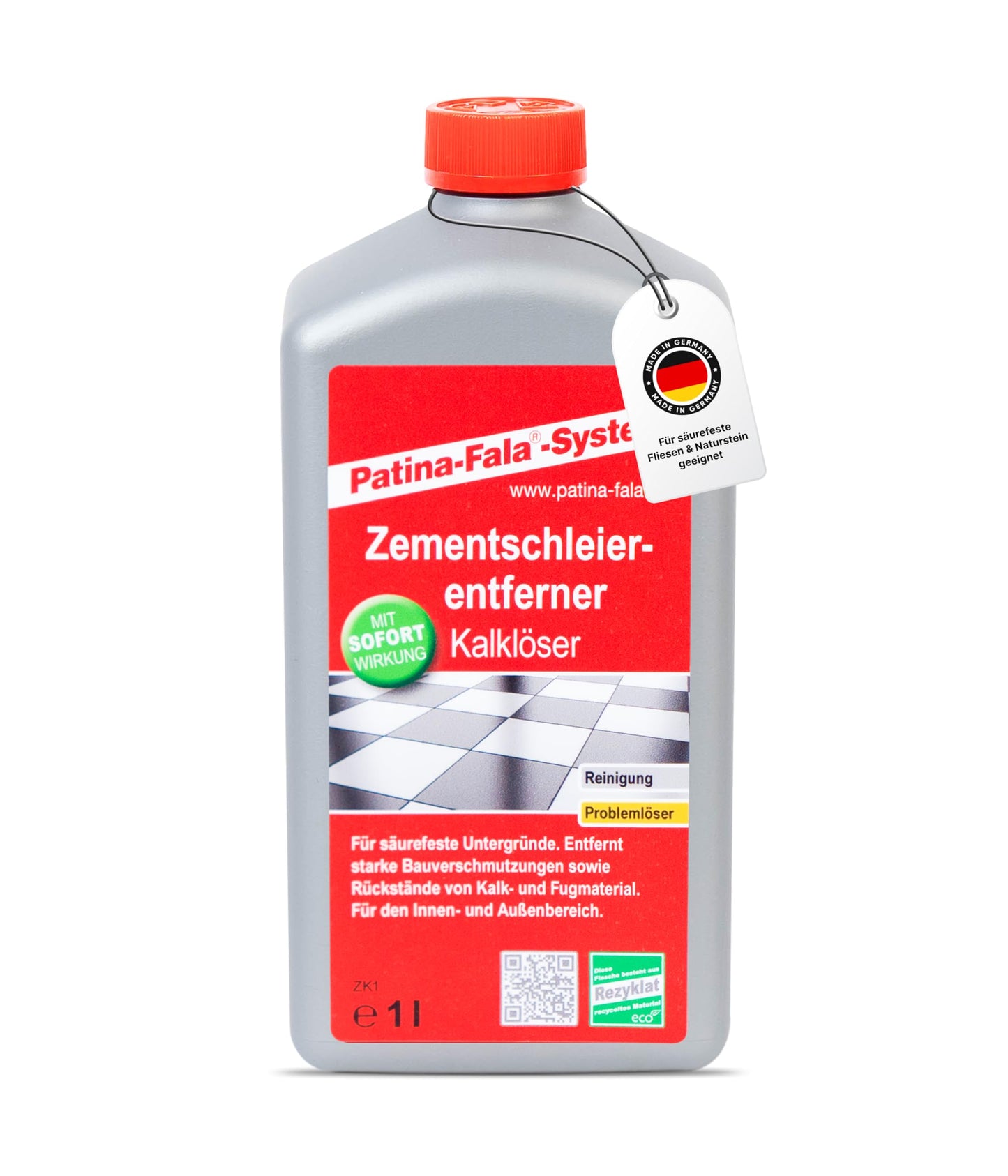 Cementa plēves noņēmējs Patina-Fala® 1L īpaši spēcīgs flīzēm un skābju izturīgam dabīgajam akmenim