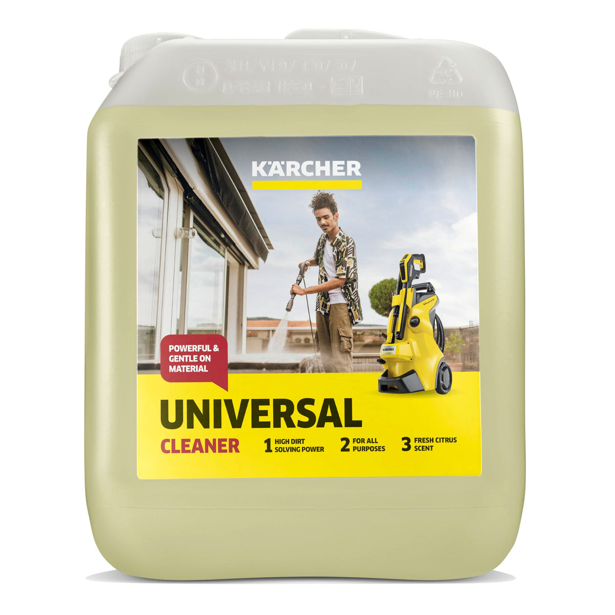 Universāls tīrīšanas līdzeklis Kärcher RM 555 Profi, jaudīgs universāls tīrīšanas līdzeklis dārza mēbelēm, transportlīdzekļiem, fasādēm, 5 Liter