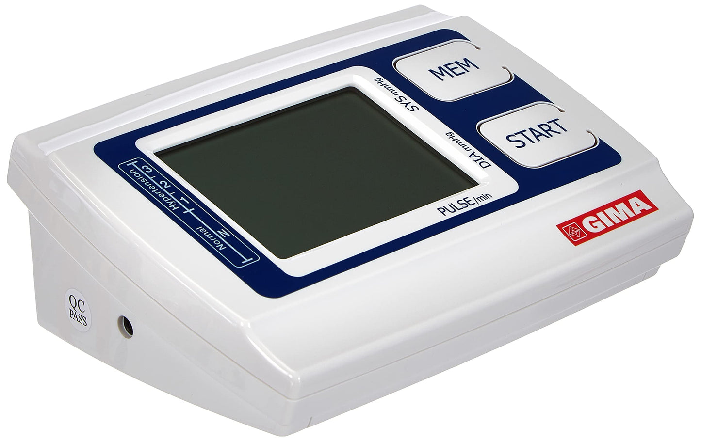 GIMA Viedā automātiskā digitālā augšdelma asinsspiediena mērītājs - mērī sistolisko, diastolisko asinsspiedienu un sirdsdarbību.