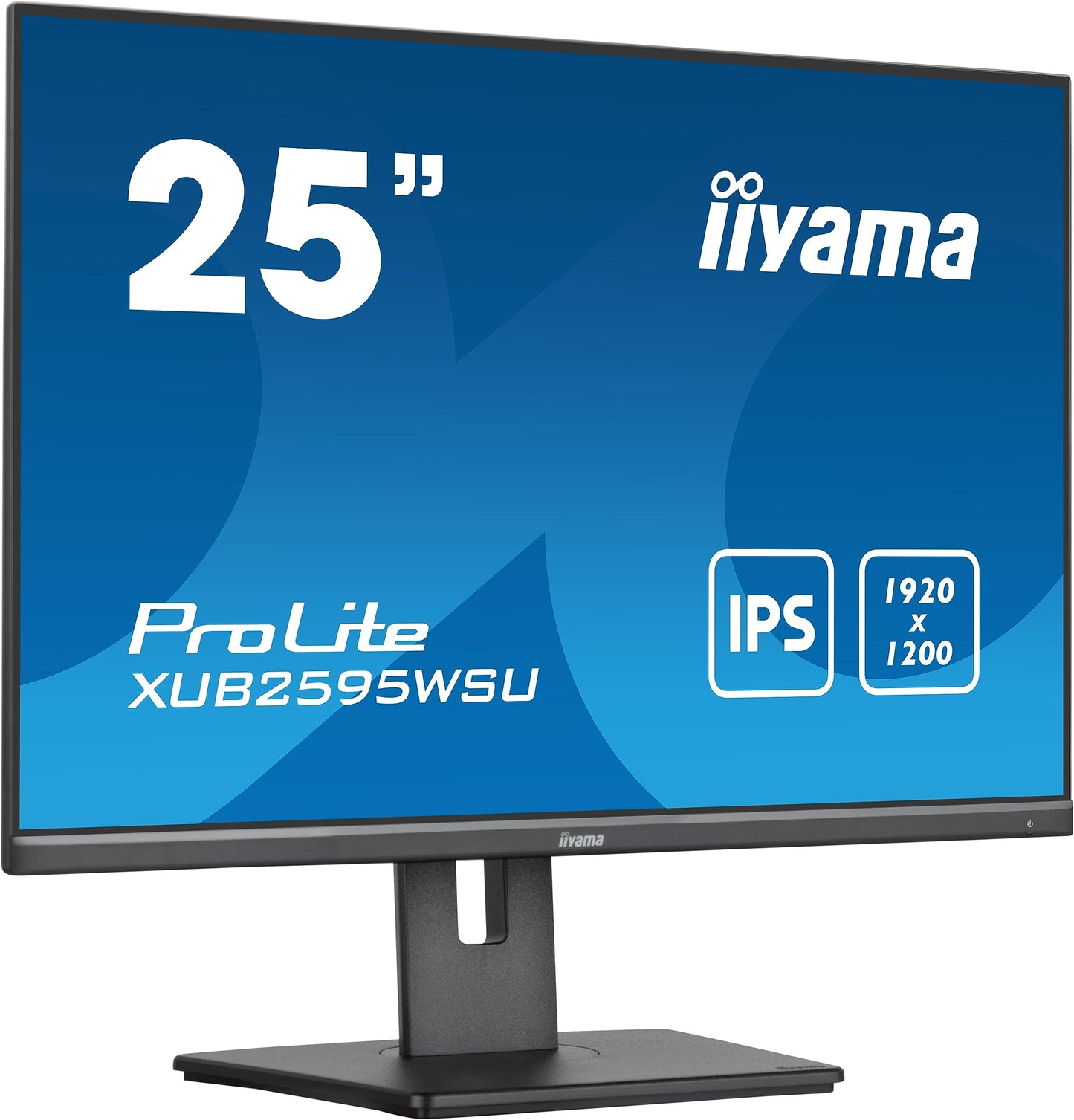 iiyama ProLite XUB2595WSU-B5 - 25" IPS LED monitor, 16:10, VGA, HDMI, DP, USB 2.0, height adjustable, pivot, black