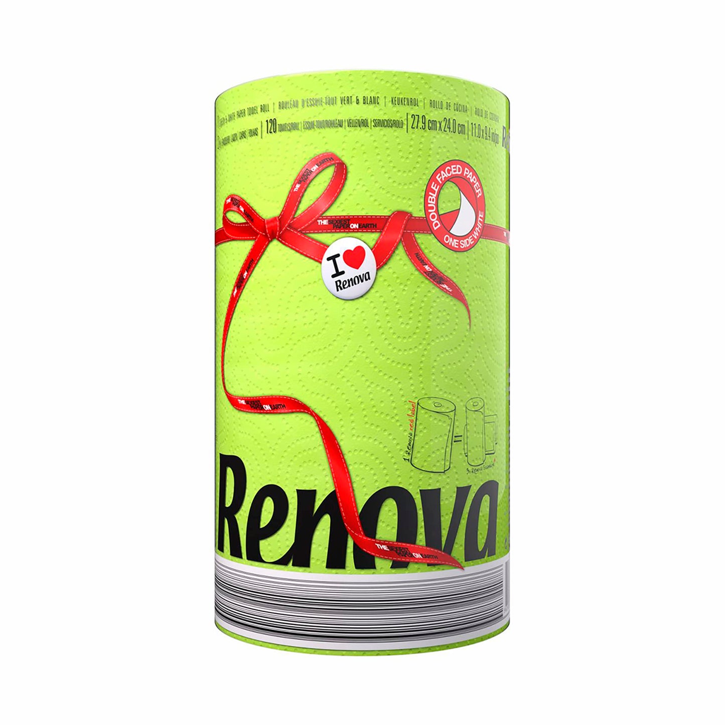Papīra dvieļi Renova GREEN 1 rullis