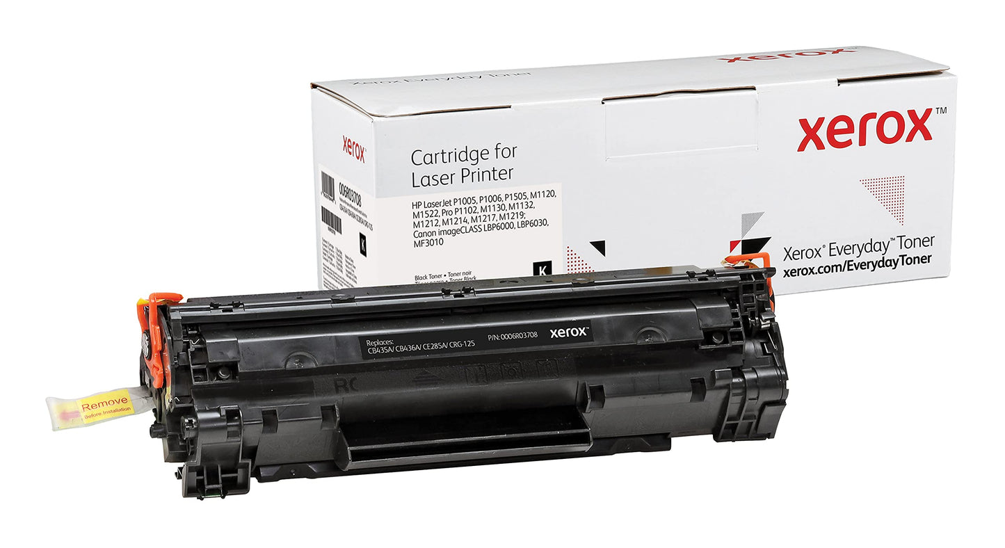 Xerox lāzera toneris Everyday 006R03708 - melns aizstājējs HP CB435A CE285A Canon CRG-125, saderīgs ar LBP6000 MFP.