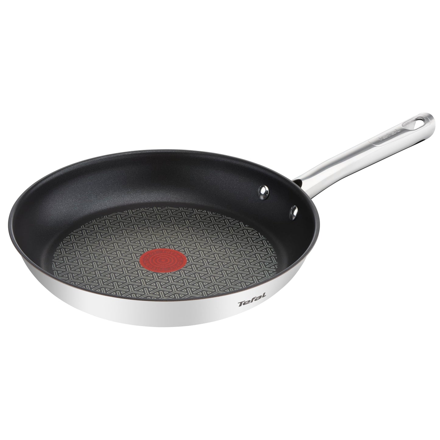 Tefal Duetto panna A70408 - 32 cm, drošs pretpiedeguma pārklājums, Thermo-Spot, nerūsējošā tērauda, indukcija.