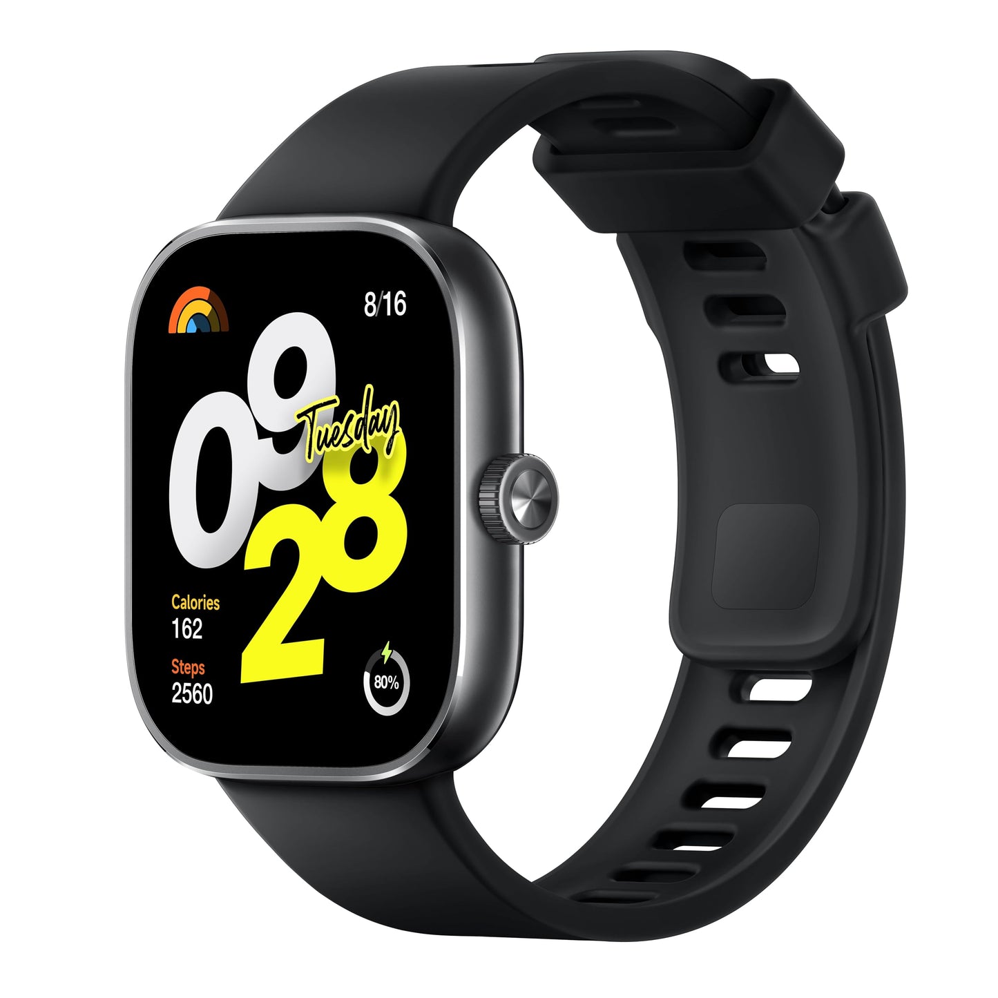 Xiaomi Redmi Watch 4 - 1.97" AMOLED display, 20-day battery life, heart rate and oxygen level monitoring, obsidian black.