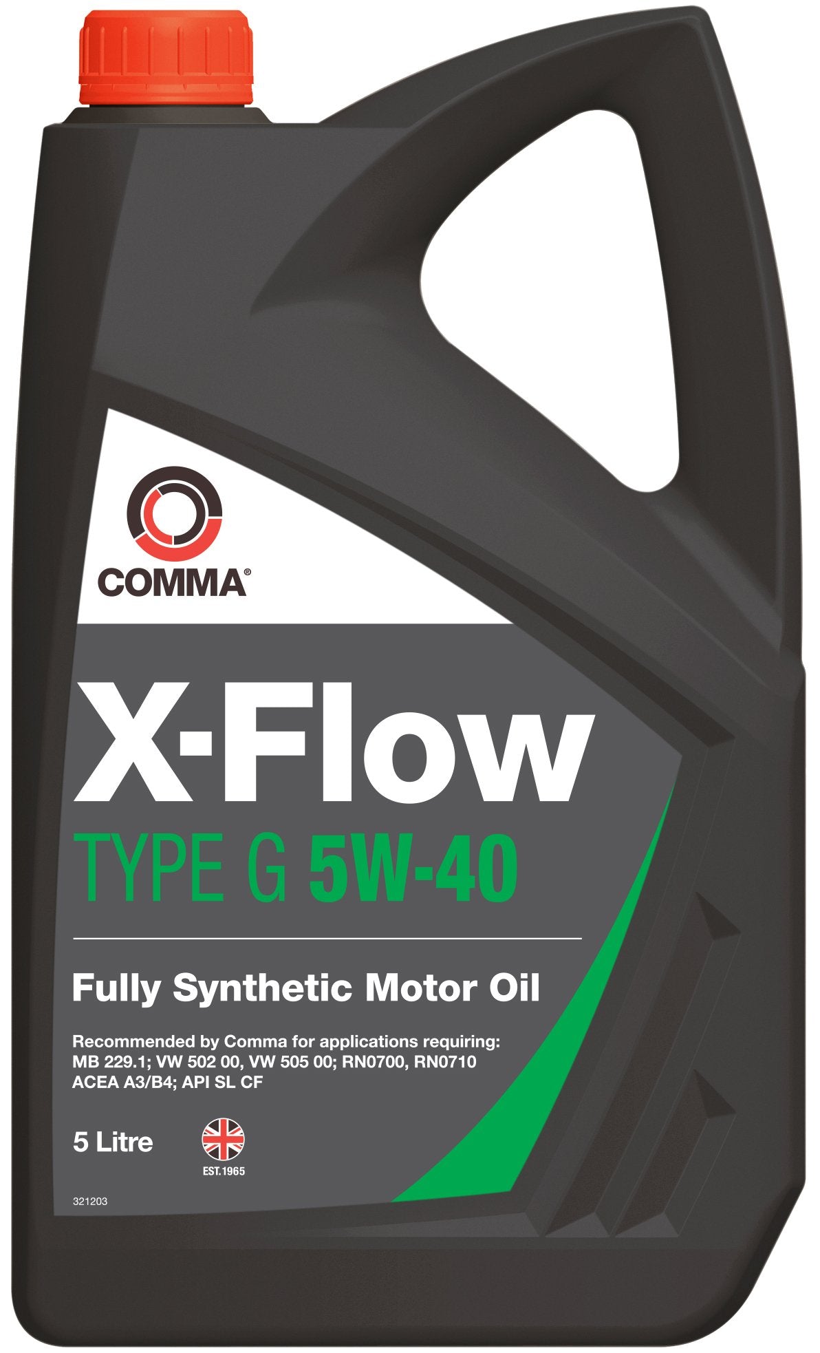 Comma XFG5L X-Flow Type G 5W-40 sintētiska motoru eļļa 5 L
