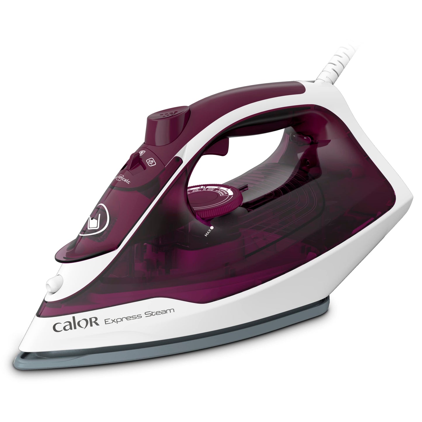 Calor Express FV2835C0 - 2400W, 35g/min steam power, 160g/min steam boost, ceramic soleplate, vertical ironing.