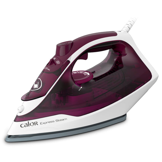 Calor Express FV2835C0 - 2400W, 35g/min steam power, 160g/min steam boost, ceramic soleplate, vertical ironing.