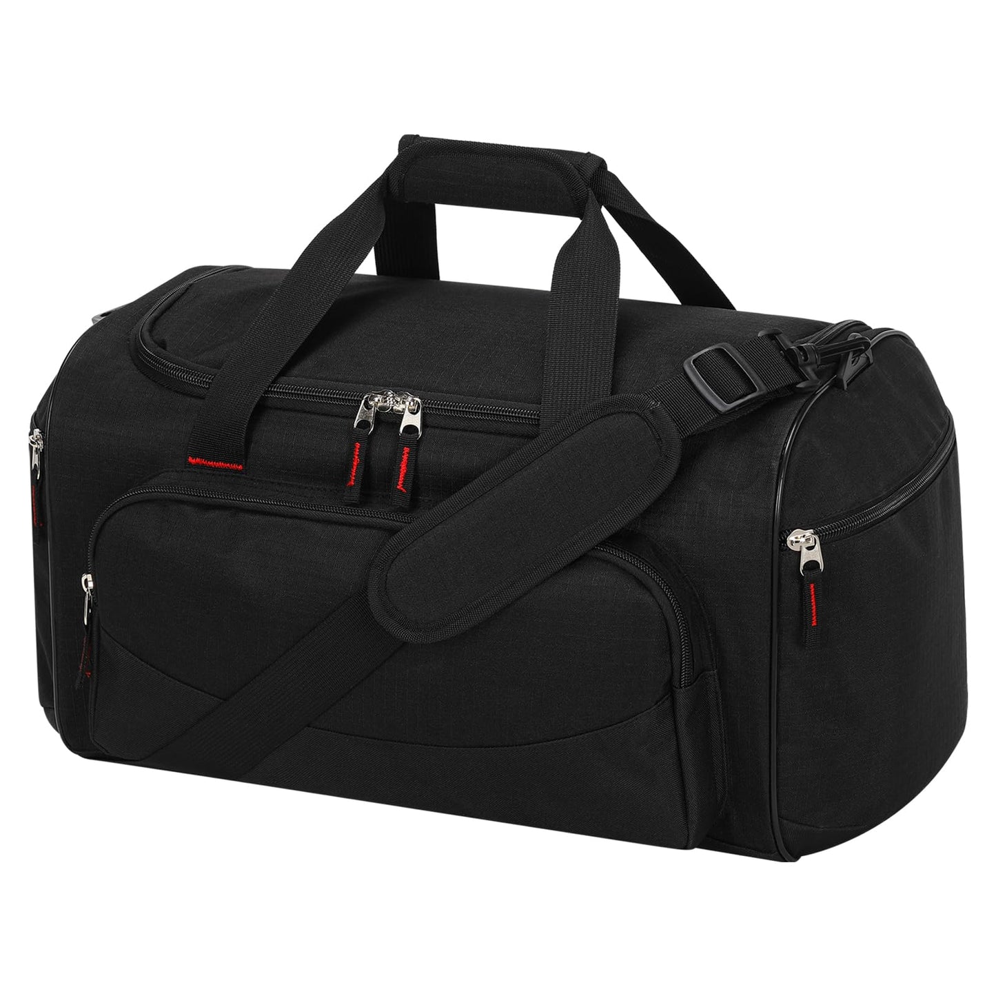Sporta soma LONALIA 30L, maza ceļojumu soma 43x26x26cm, rokas bagāža, weekender, melna