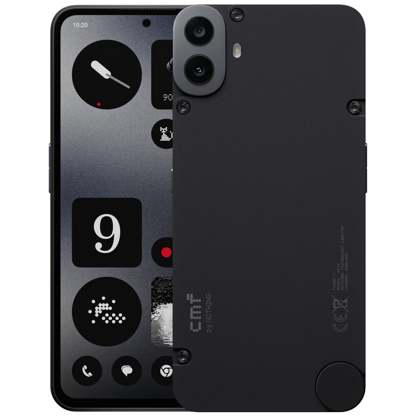 CMF Phone 1 8+128GB - 50 MP Sony camera, 6.67" Super AMOLED display, Nothing OS 2.6, unlocked, black