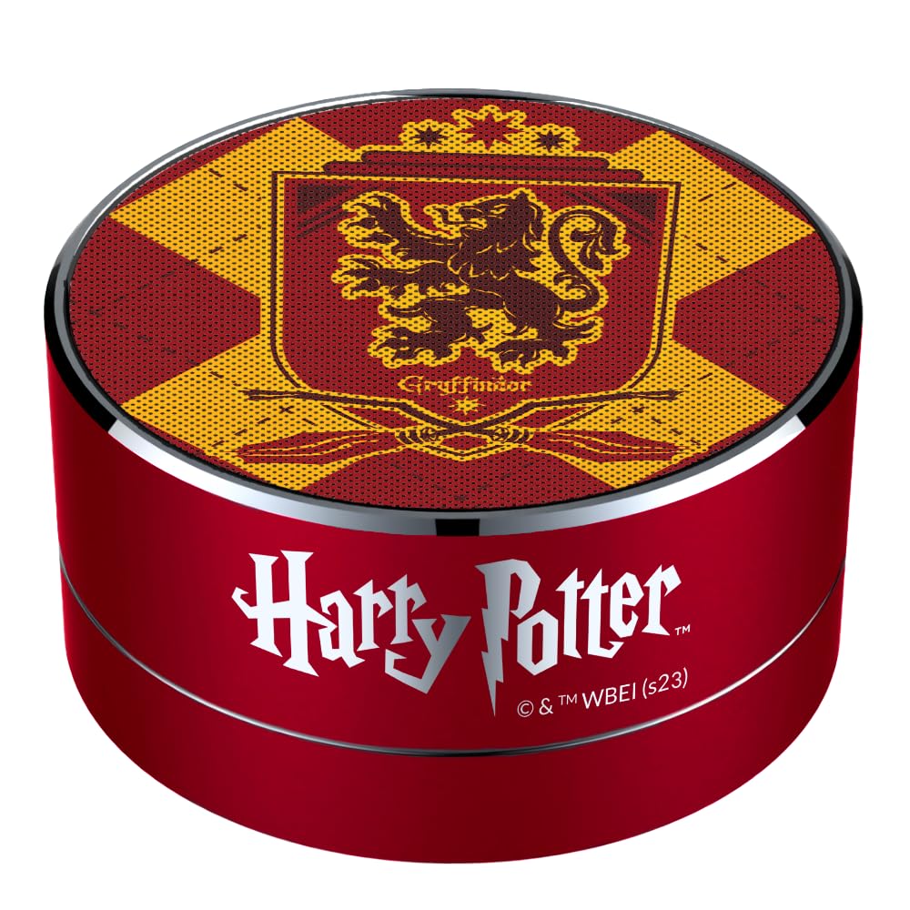ERT - Harijs Poters Gryfindors 3W Portatīvais Bluetooth skaļrunis Sarkanā ierobežotā izdevumā