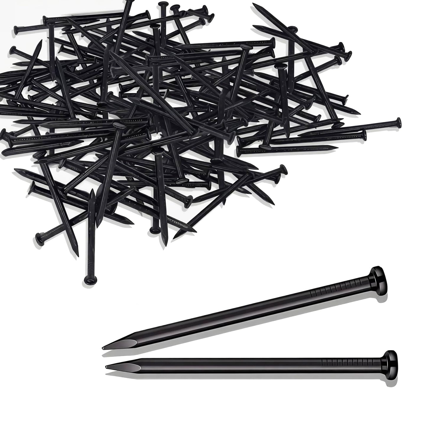 Tērauda naglas WENXINWIN 120 gab. 30mm naglas bildēm betonam