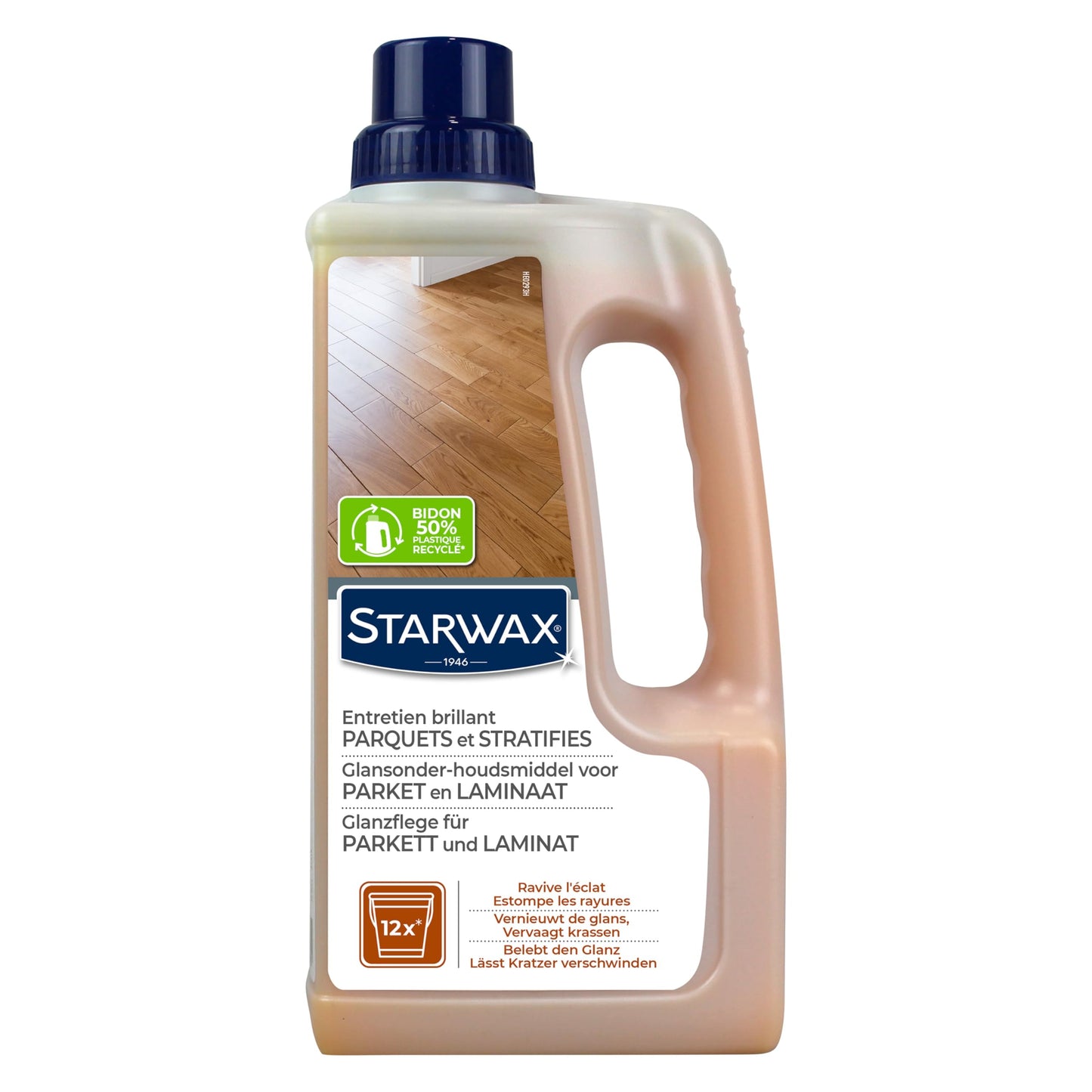 Grīdu kopšanas līdzeklis STARWAX parketam un laminātam, 1 l, bez skalošanas