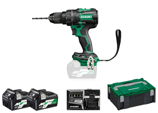 HIKOKI akumulatora urbjmašīna DS36DCWRZ - 36V, 155 Nm griezes moments, 1,5-13 mm urbjpatrona, HSC II koferis.