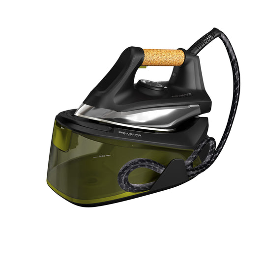 Rowenta VR7360 Easy Steam - 110 g/min continuous power, 270 g/min steam boost, 2 min fast heat, vertical steam, black/green
