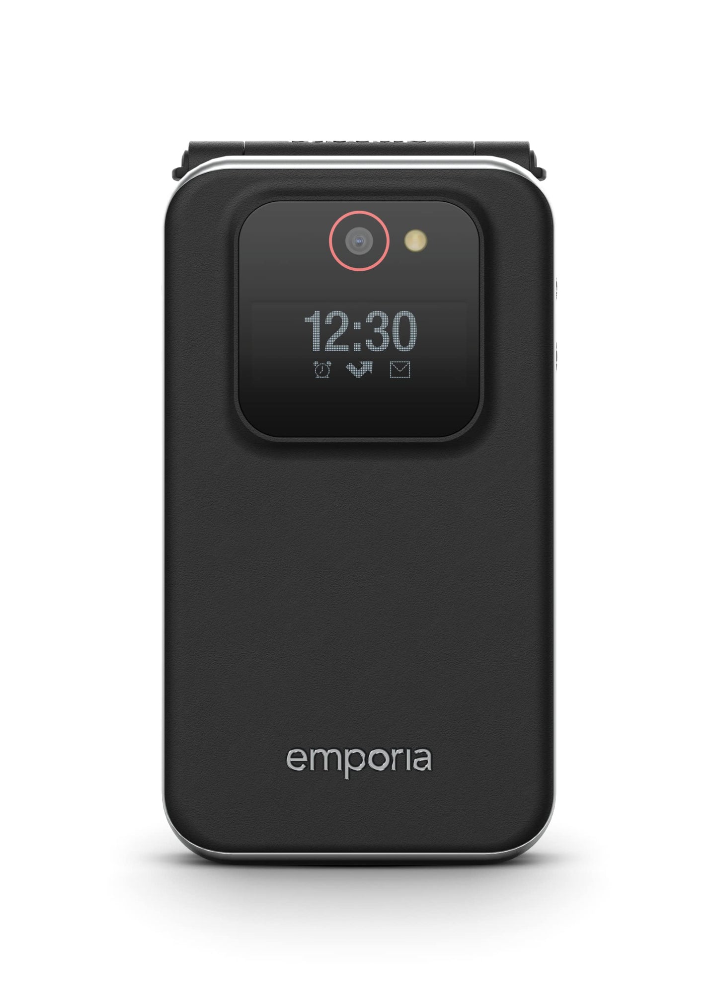 Emporia emporiaJOY-LTE - 4G salokāms tālrunis ar 2,8" displeju un ārkārtas zvana pogu, melns, bez līguma.