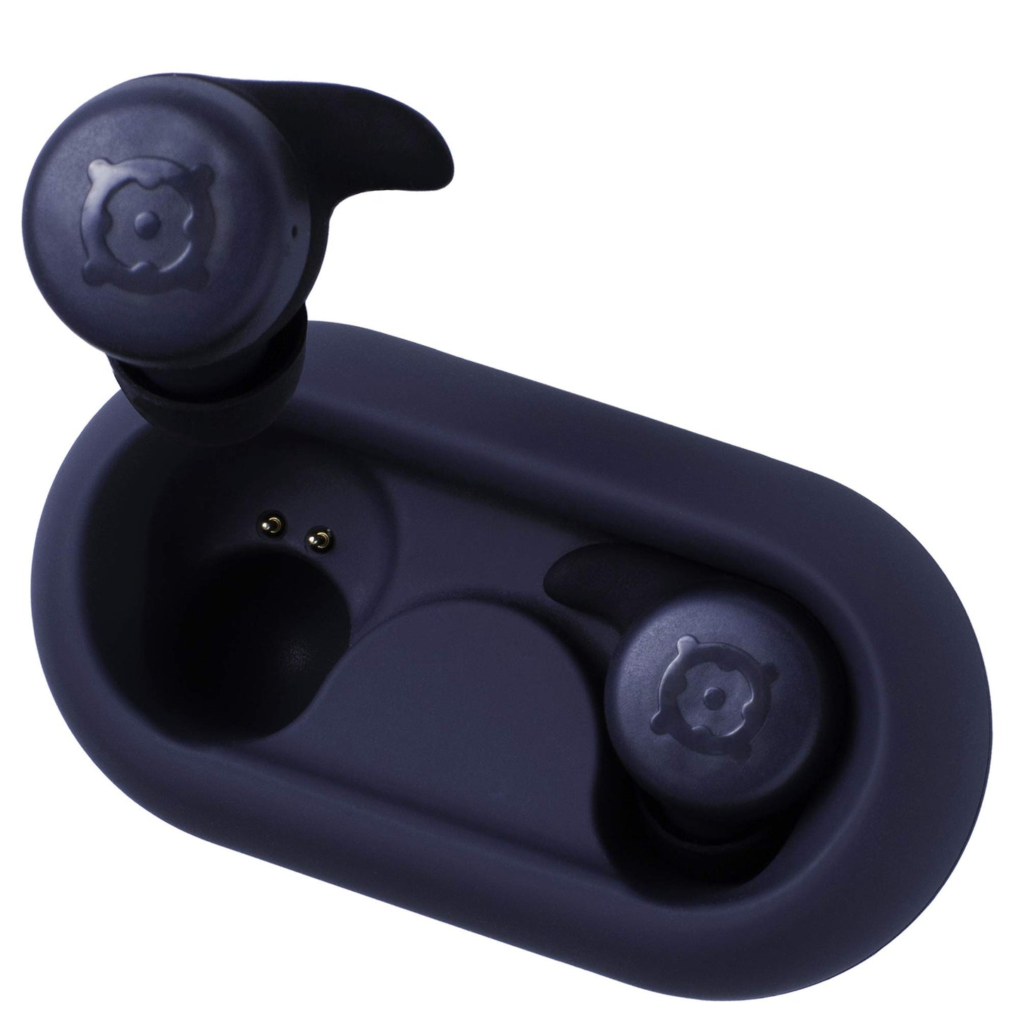 Boompods BOOMBUDS X True Wireless - IPX6 waterproof, Ergofit design, portable magnetic charging case, blue, universal size