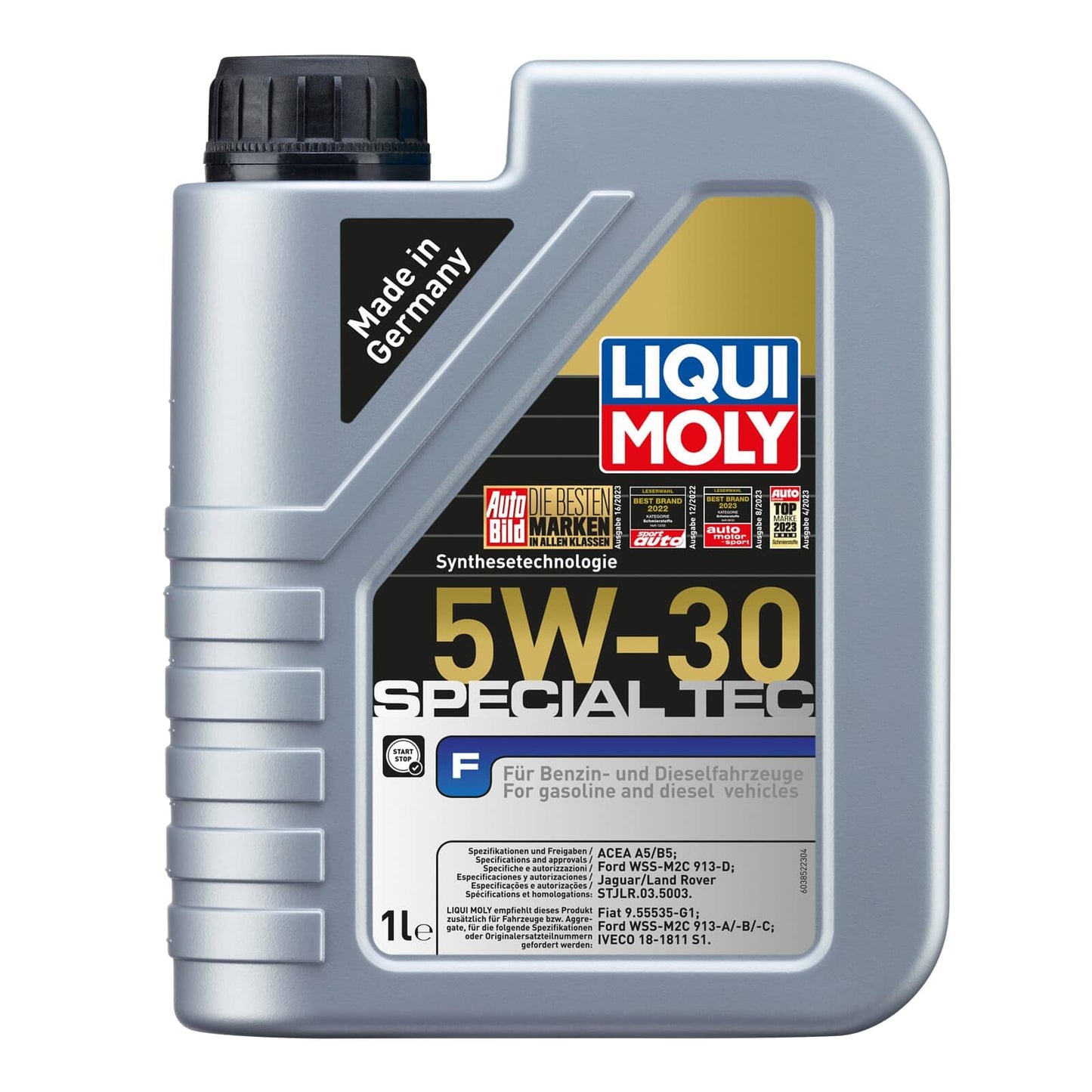 Motoreļļa Liqui Moly Special Tec F 5W-30 | 1 L | Synthesetechnologie | Art.-Nr.: 3852