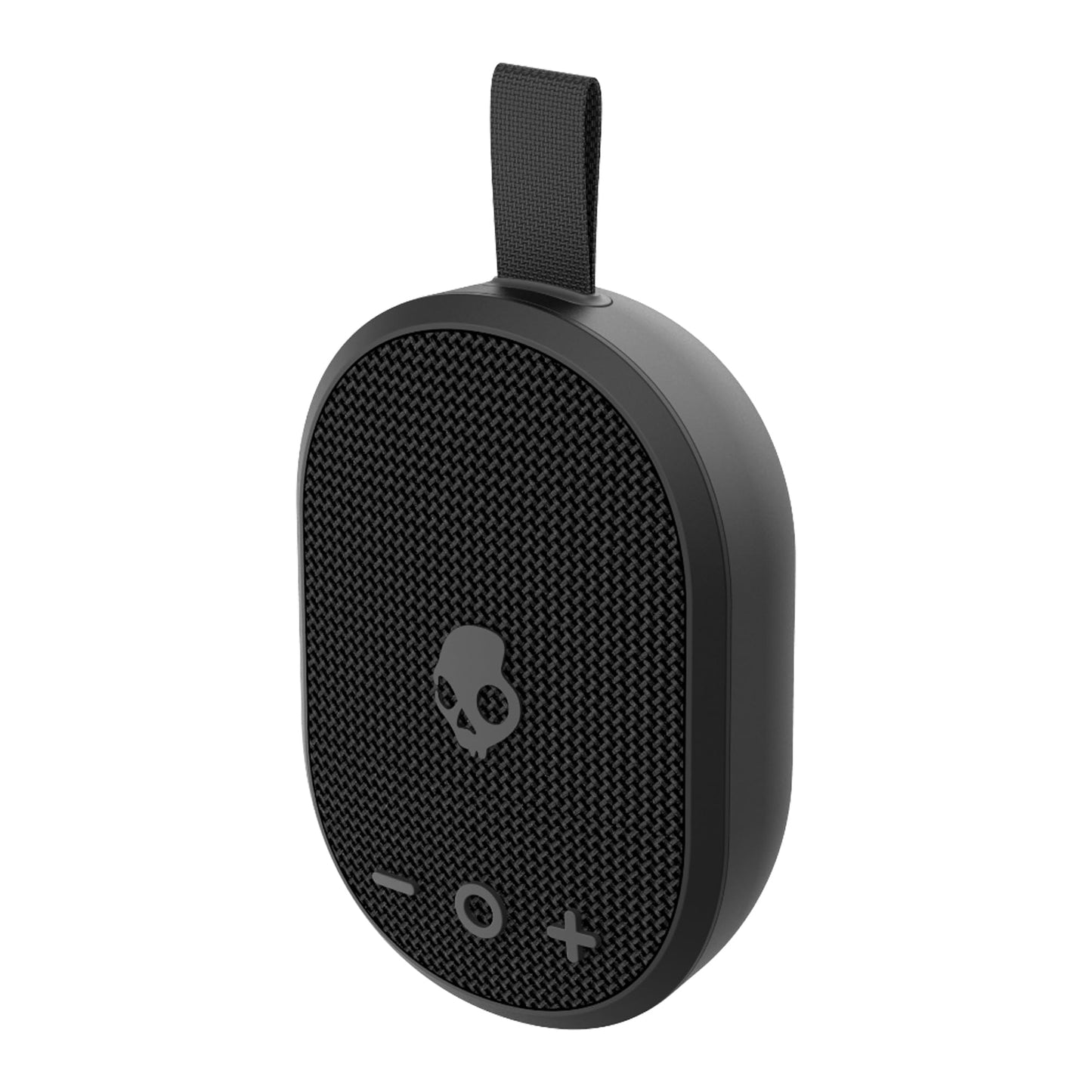 Skullcandy Ounce Wireless portatīvais Bluetooth skaļrunis, ūdensizturīgs (IPX7), 16 stundu akumulatora darbības laiks, patiesi bezvadu stereo ar iebūvētu siksnu ceļošanai un āra lietošanai – melns
