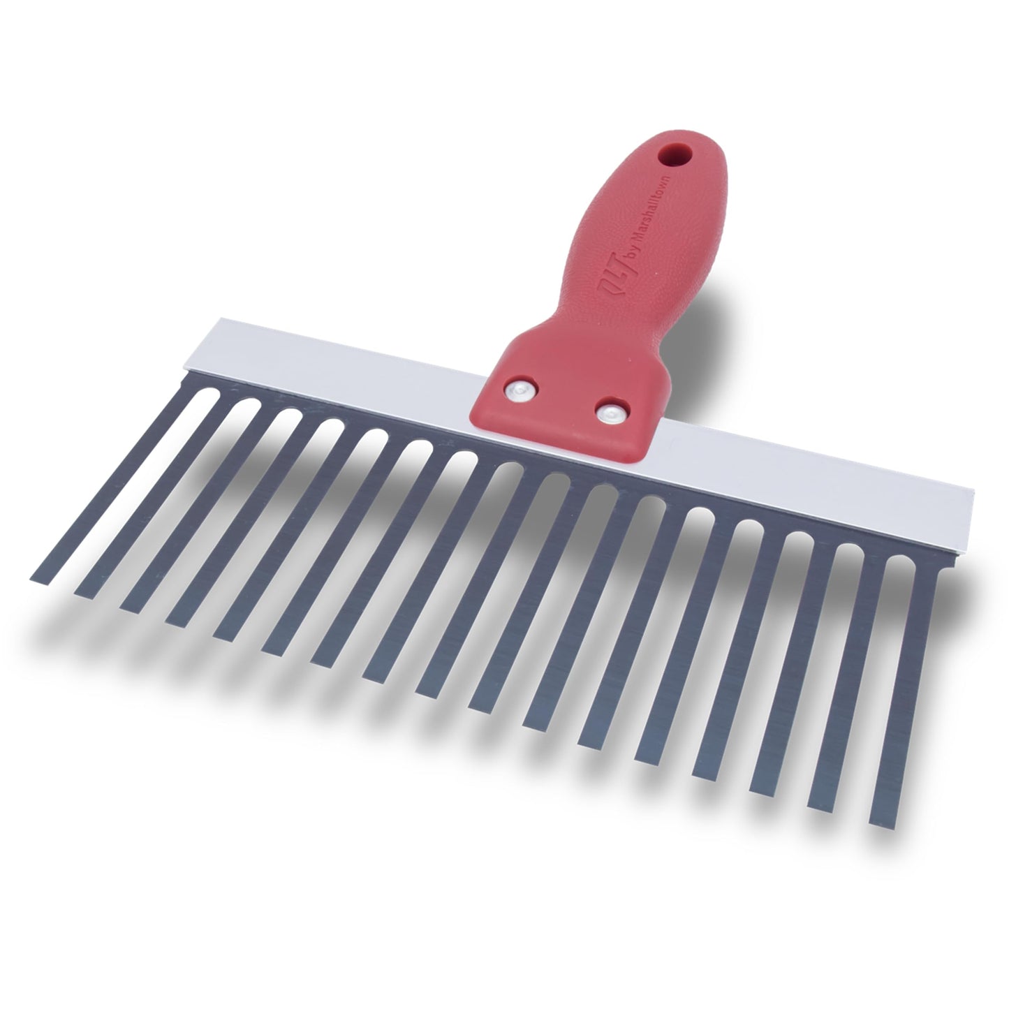 Marshalltown QLT apmetuma ķemme ar Softgrip rokturi, zilais tērauds, platums 203 mm