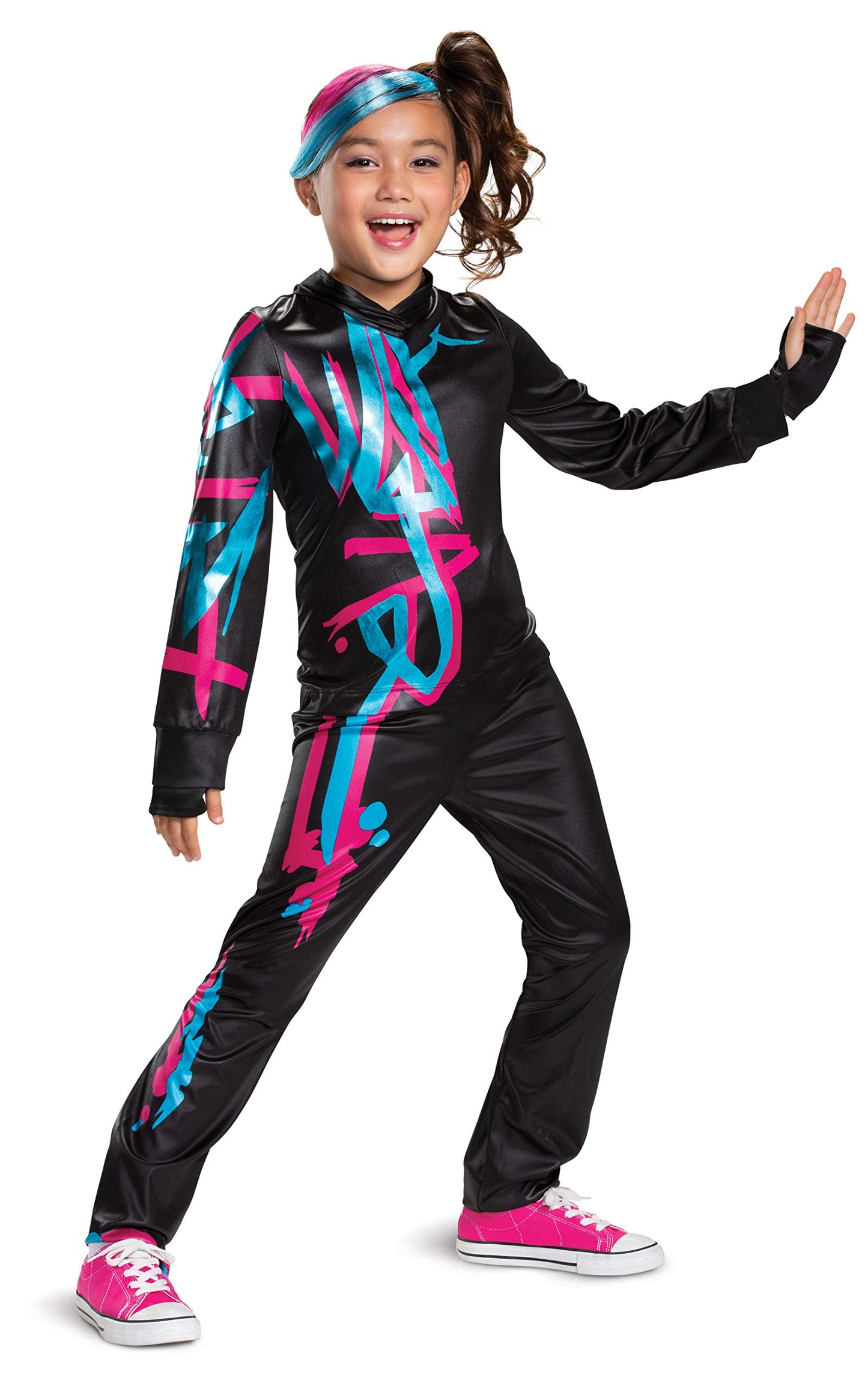 Lego Ninjago Lūsijas kostīms S (4-6 g.) - melns, 110-122 cm, ideāls bērnu kostīms Ninjago tēmai.