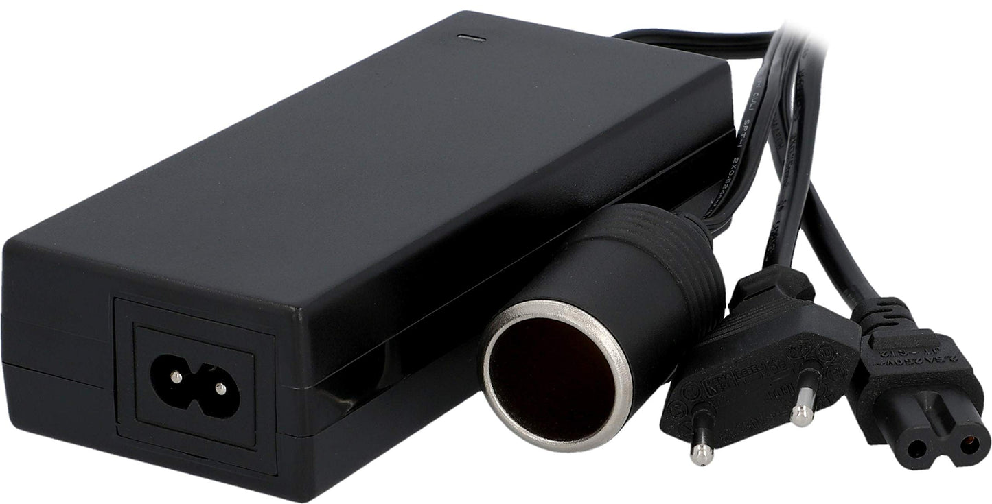 Sprieguma pārveidotājs AEG Automotive KA6 auto tīkla adapteris 230V AC uz 12V/6A DC (max.72W) ar cigarešu aizdedzinātāja ligzdu