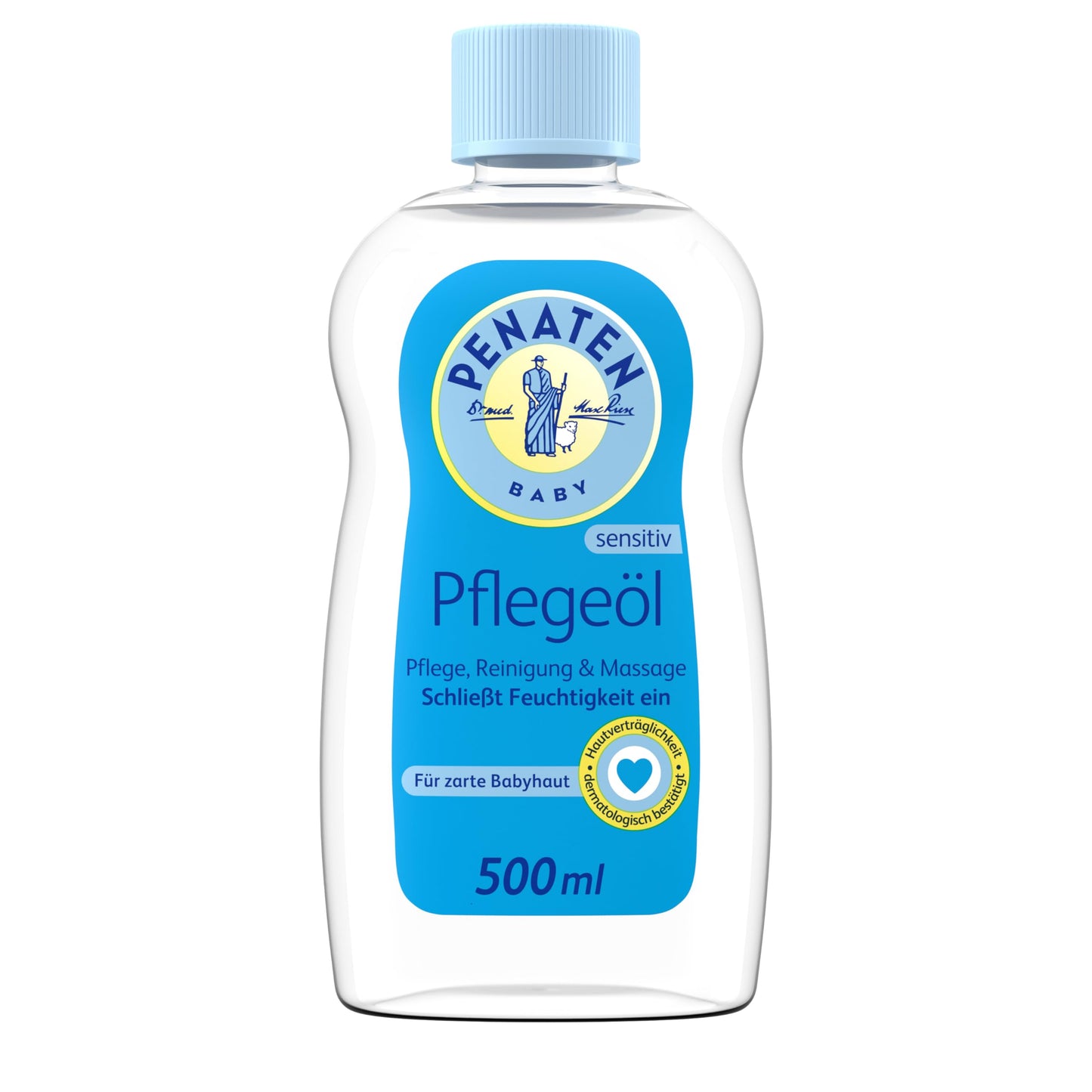 Penaten kopšanas eļļa, maiga mazuļu masāžas un ādas kopšanas eļļa, 500 ml