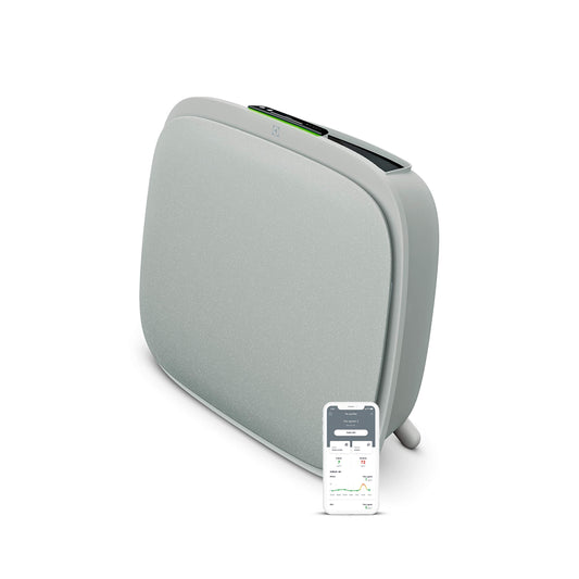 Electrolux Well A5 gaisa attīrītājs, dizains un kluss, 24 dB, 66 m² maksimāli, inteliģents un savienots, ECARF sertifikācija alerģiskiem cilvēkiem, automātiskā tīrīšana, WA51-303GY, gaiši pelēks
