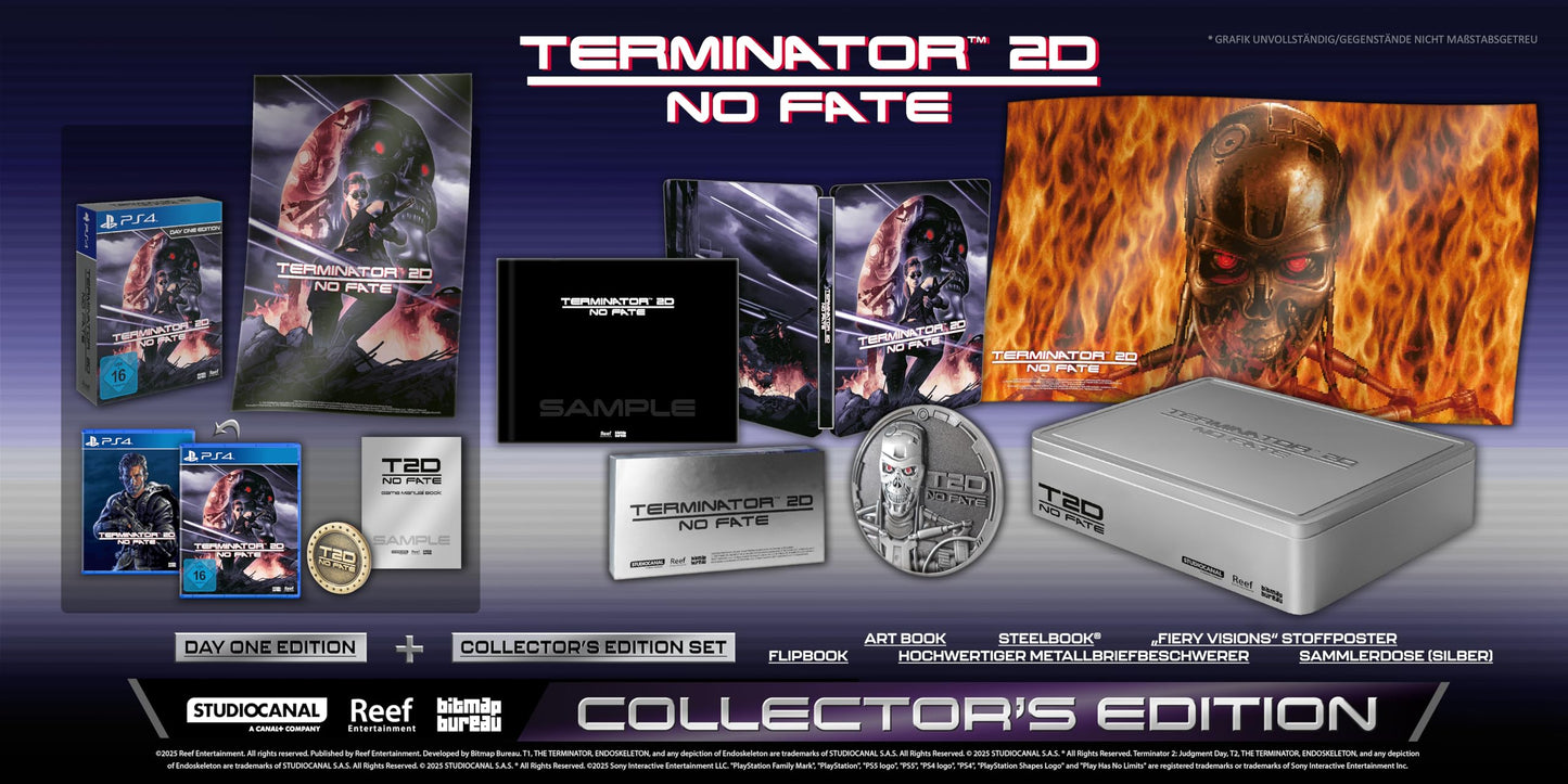 Terminator 2D: NO FATE – Kolekcionāra izdevums (VĀCU) (PS4)