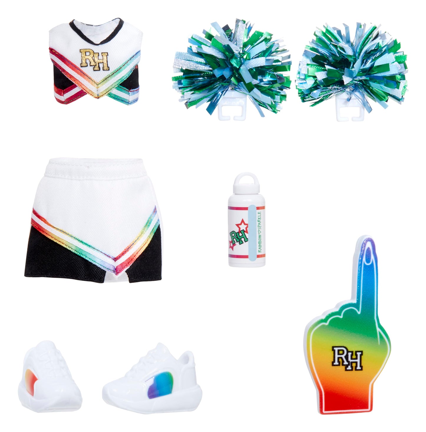 Rainbow High Fashion Pack PEP Rally leļļas apģērba komplekts