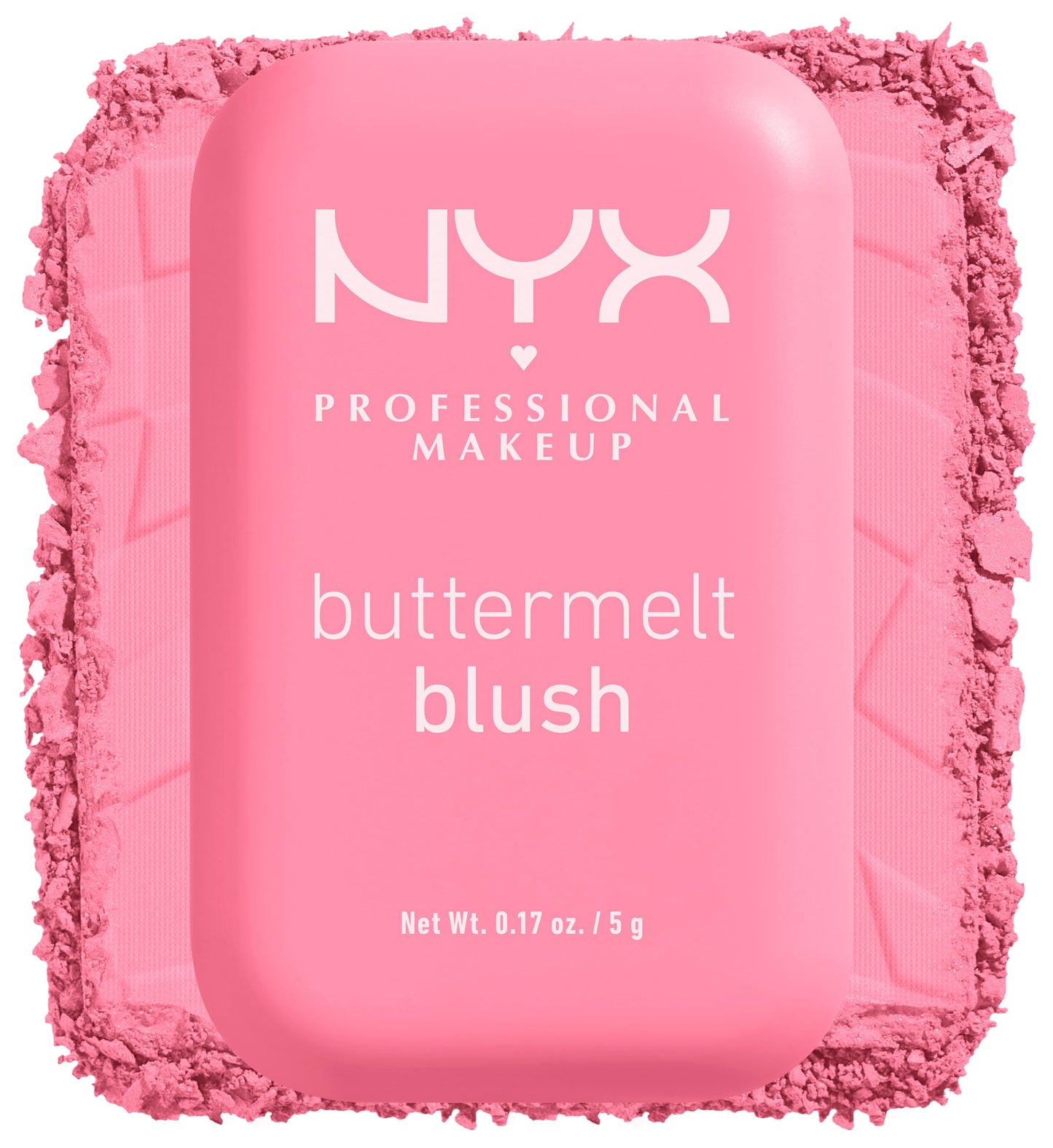 Vaigu sārtums NYX Professional Makeup Buttermelt Blush ar šī sviestu, mandeļu sviestu un mango sviestu, viegli izpludināms, tonis 02 Butta Together