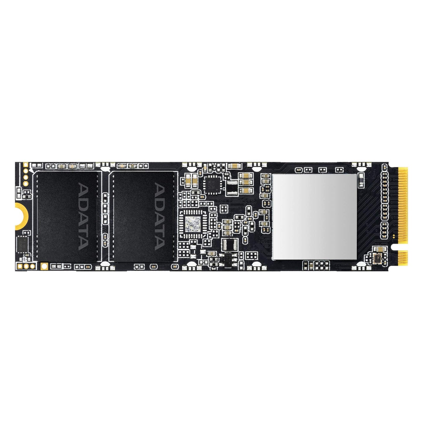 ADATA XPG SX8100 - 512GB PCIe Gen3x4 M.2-2280 internal gaming SSD, sleek black design, high-speed performance.