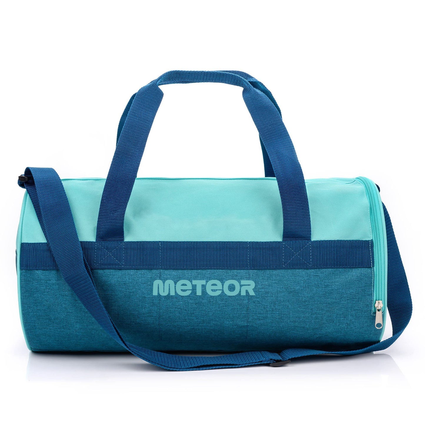 Meteor sporta soma bērniem 25L, apaļa soma, fitnesa soma, peldēšanas soma, ceļojuma soma, melna