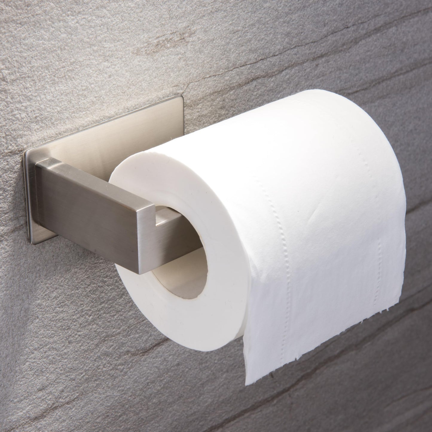 Tualetes papīra turētājs ZUNTO, klopapierhalter bez urbšanas, nerūsējošā tērauda WC rullīšu turētājs vannas istabai un WC