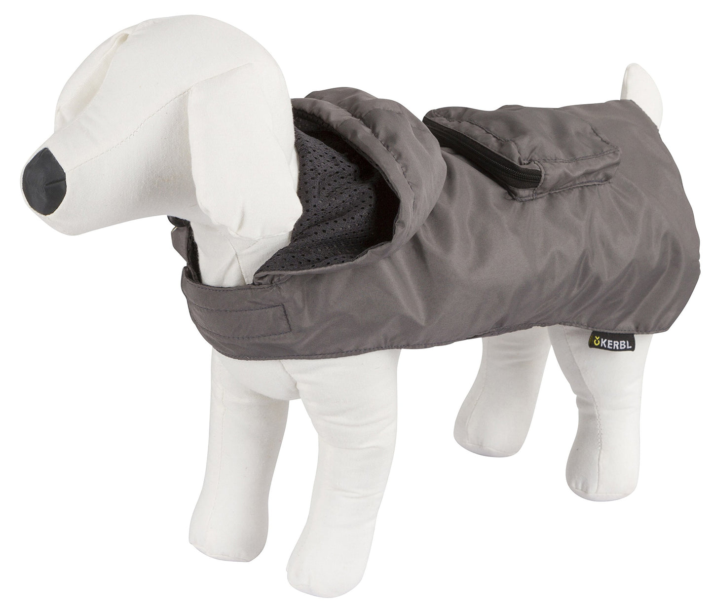 Suņa lietusmētelis Kerbl Pet Seattle, pelēks, S, 35cm