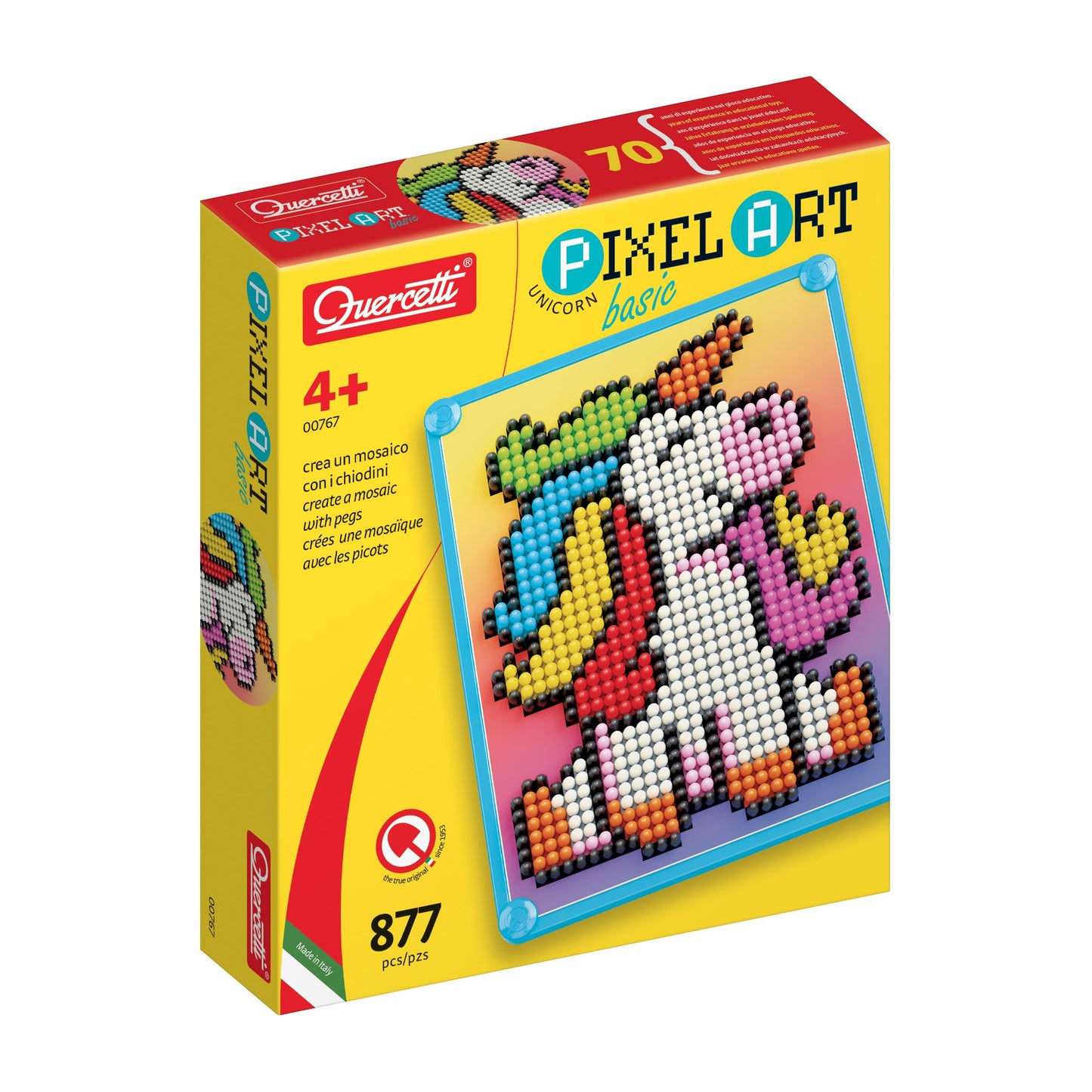 Quercetti bezvadu maršrutētājs, modems, modelis Pixel, mākslas pamata vienradzis