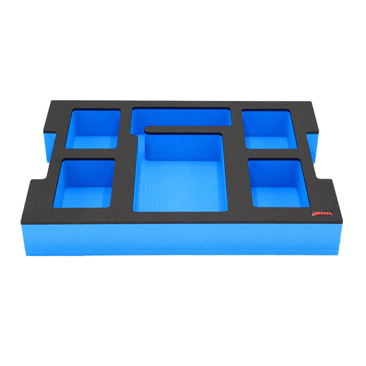 APTEX putu ieliktnis - piemērots Bosch GAL 18V-160C lādētājam, 4x 18V ProCore 4.0Ah akumulatori, L-Boxx 136 G4, LB4.