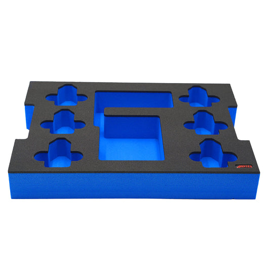 APTEX putu ieliktnis - piemērots Bosch GAL 12V-40 lādētājam un 6x GBA 12V akumulatoriem L-Boxx 102, 136 G4