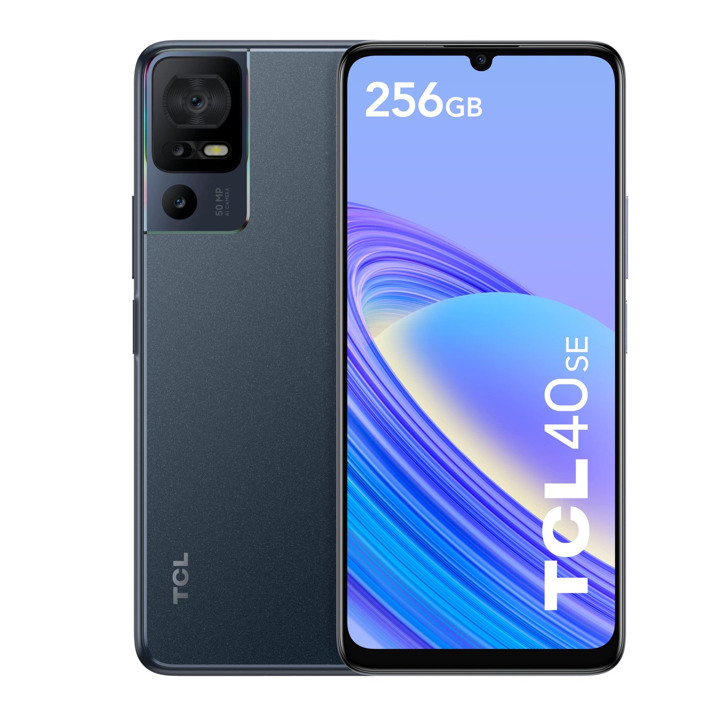 TCL 40 SE 256 GB - 6.7" display, 90 Hz, 50 MP camera, 5010 mAh battery, Dual-SIM, expandable RAM and microSD, Android 13.