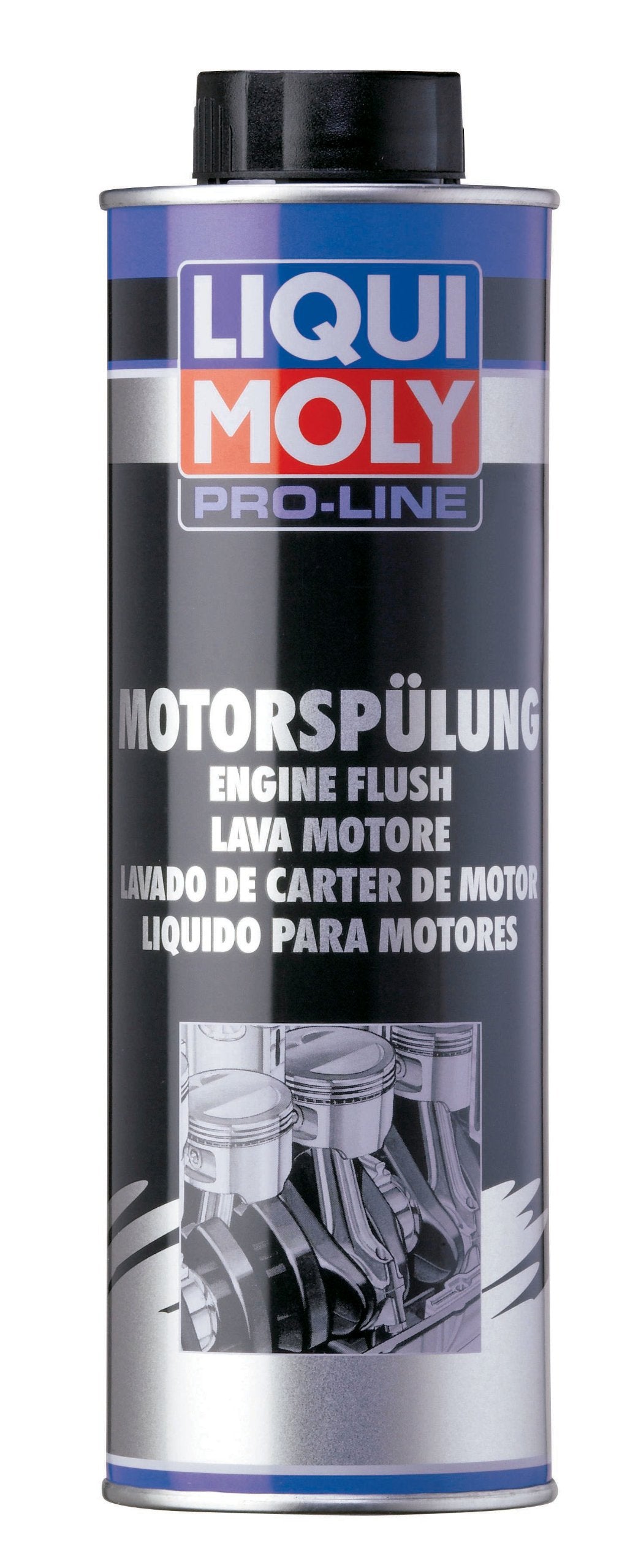 Motora skalošanas piedeva LIQUI MOLY Pro-Line Motorspülung, 500 ml, eļļas piedeva, Art.-Nr.: 2427