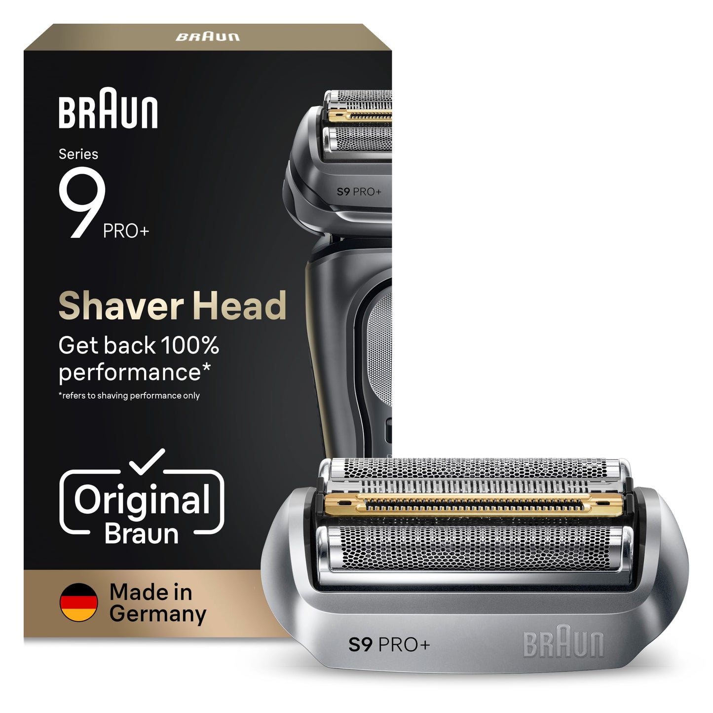 Braun Series 9 PRO+ elektriskā skuvekļa skūšanās galviņa, 96M, sudraba
