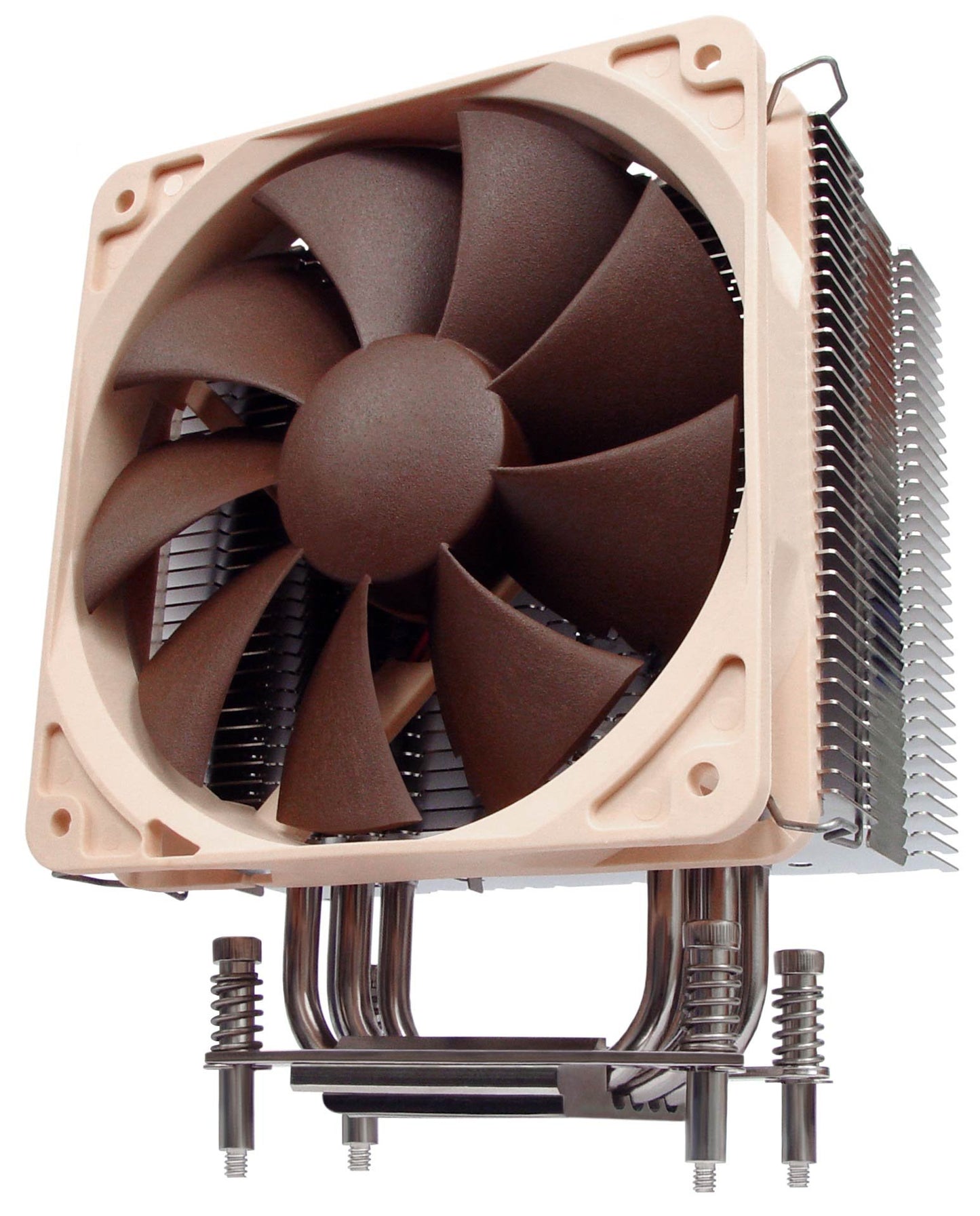 Noctua NH-U12DX CPU cooler - 120mm fan, 4 heat pipes, compatible with Intel Xeon dual and quad-core processors, includes NT-H1 paste.