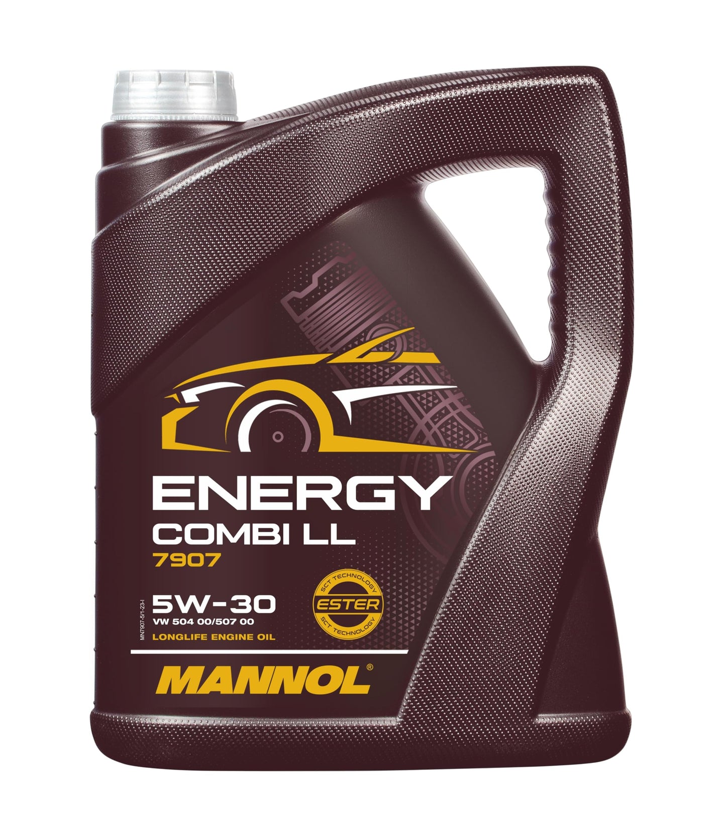 Motoreļļa MANNOL 7907 ENERGY COMBI LL 5W-30, augstas veiktspējas daļēji sintētiska eļļa moderniem benzīna un dīzeļdzinējiem