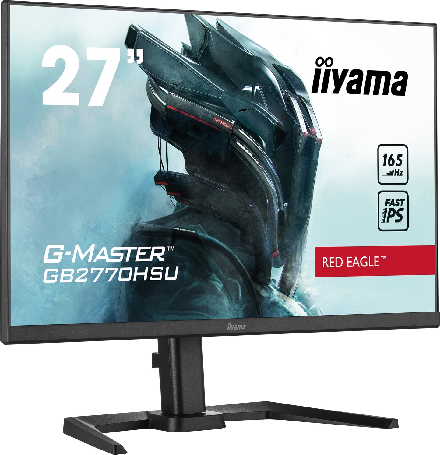 IIYAMA G-MASTER RED EAGLE GB2770HSU-B5 - 27" FHD, Fast IPS, 0.8ms response, 165Hz, HDMI/DP, AMD FreeSync.