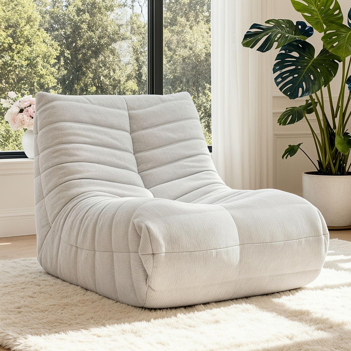 Sēžammaiss HealthRelife Togo stilā ar memory putām, pufveida grīdas sofa