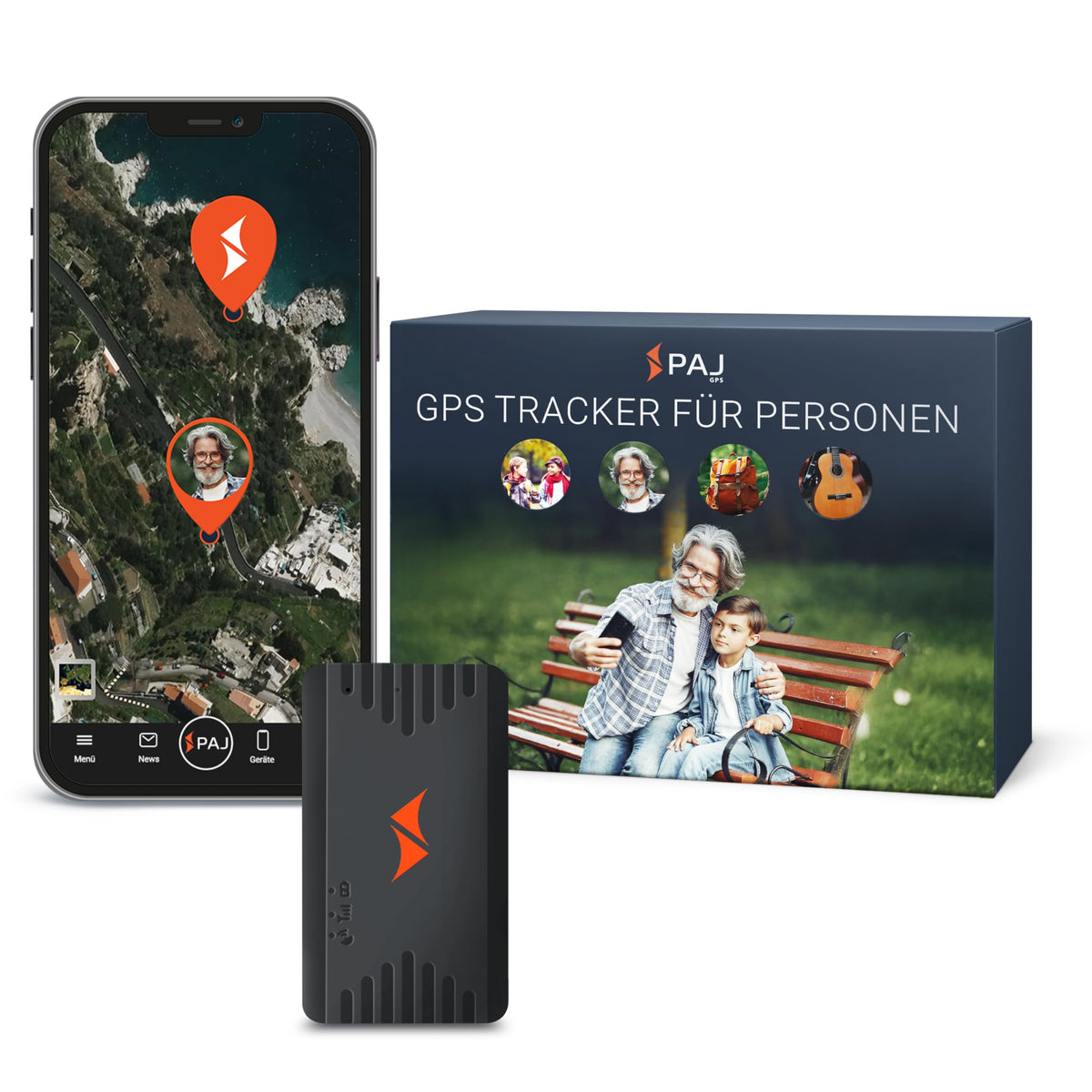 People Finder 4G mini GPS izsekotājs bērniem un senioriem ar tiešsaistes atrašanās vietas noteikšanu