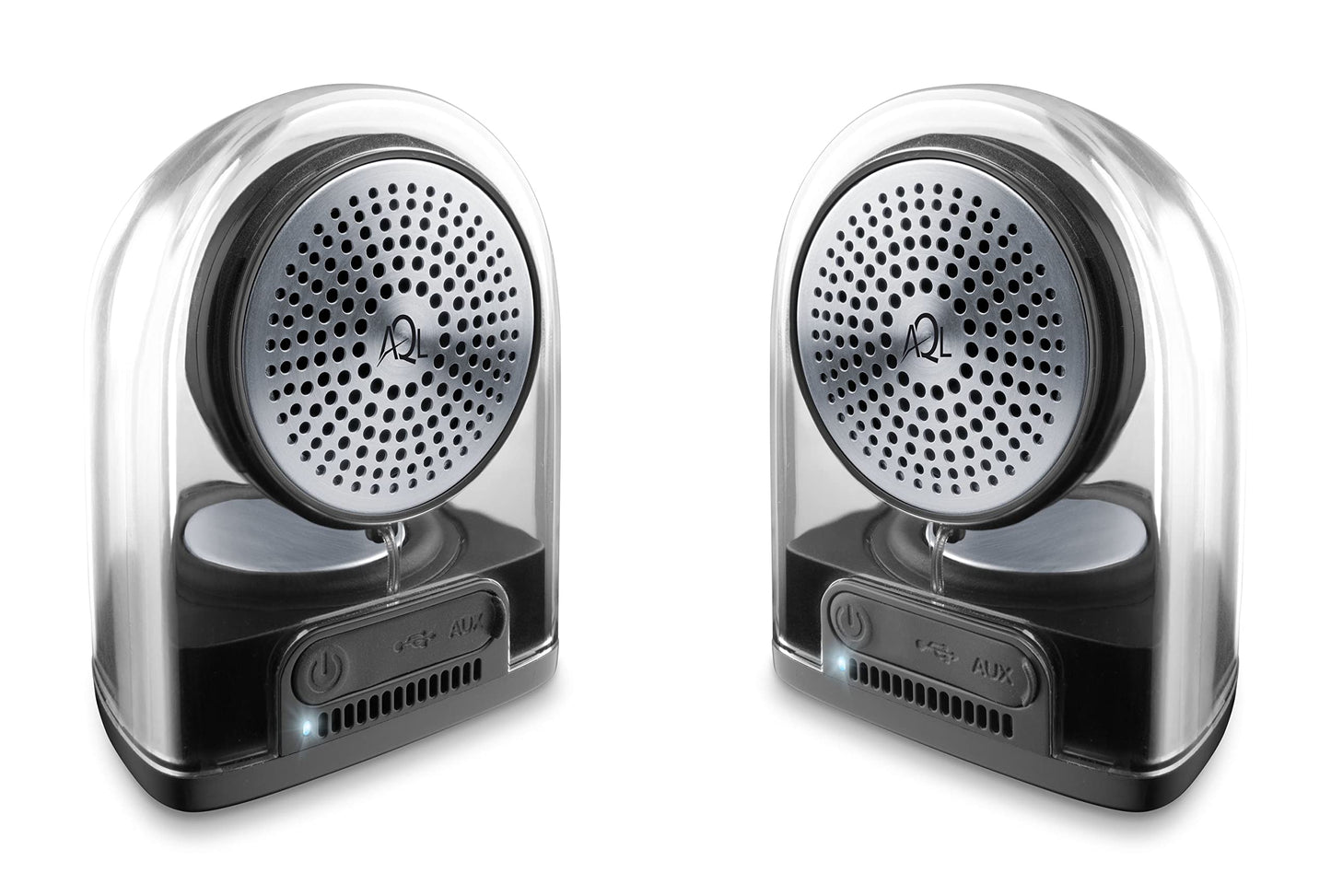 AQL Concerto | Pārnēsājamais bezvadu Bluetooth v4.2 skaļrunis ar cietu korpusu – 8 stundu akumulatora darbības laiks – 6 W jauda – darbības attālums 10 m. - Melns